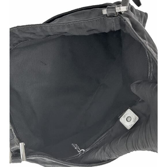 FENDI Black Zucca Crossbody Bag A-A23558 - Picture 7 of 13